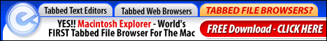 Macintosh Explorer Tabbed File Browser