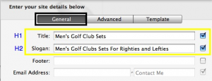 header tags in rapidweaver