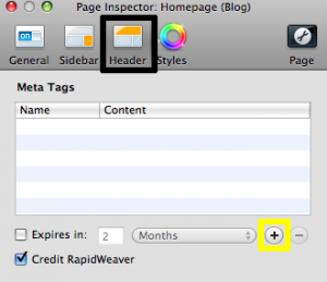 page description in rapidweaver 1 page description in rapidweaver