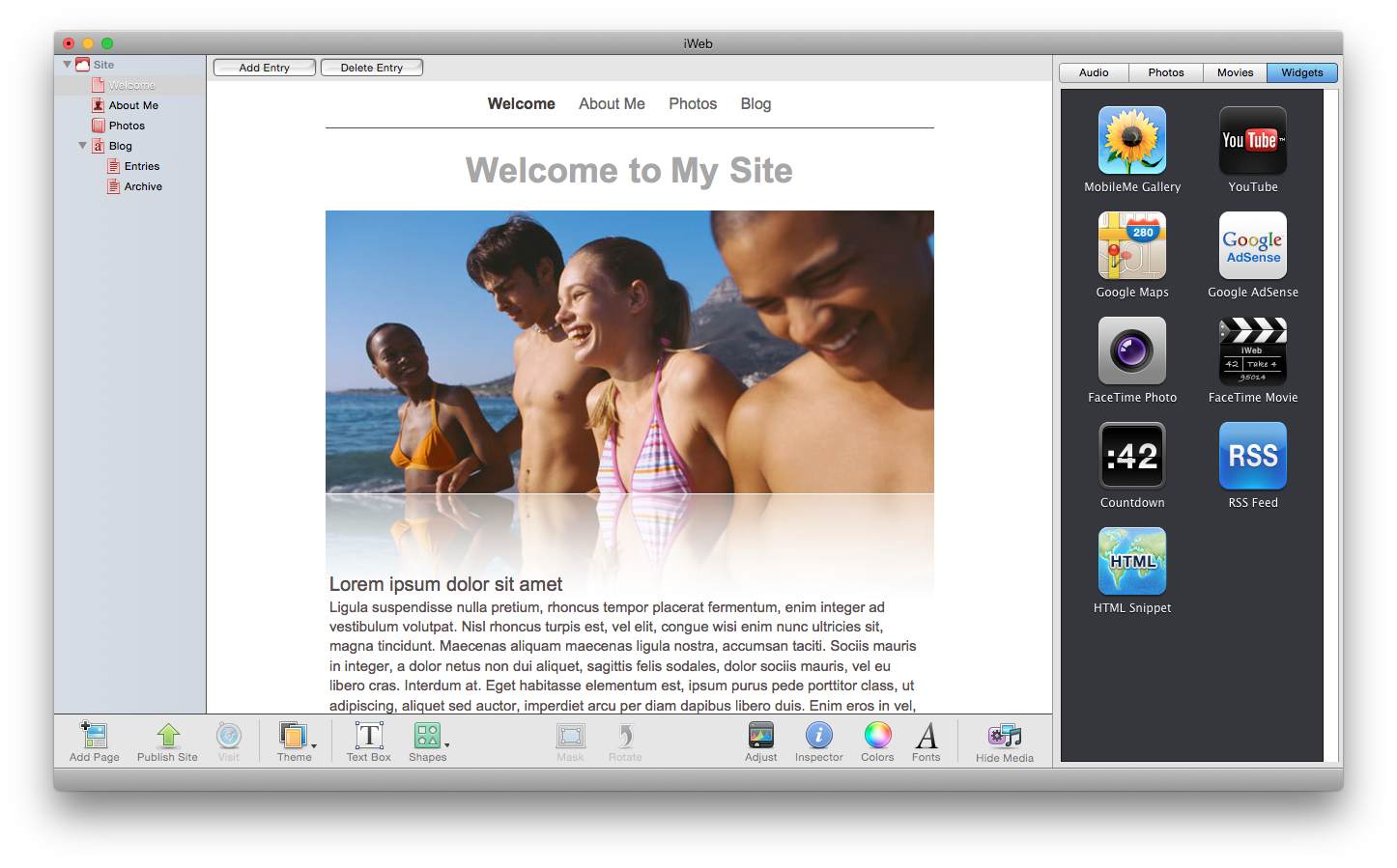 iweb mac