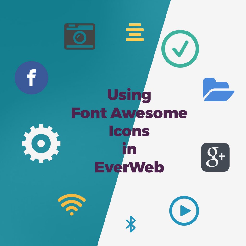 Font Awesome Icons in EverWeb