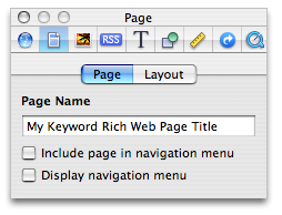 Add Custom Title Tags To Your iWeb Website
