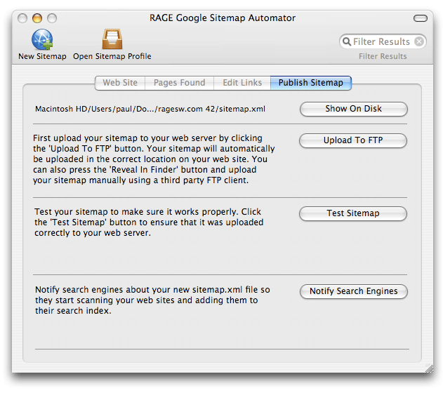 Instantly Publish Your XML Sitemap