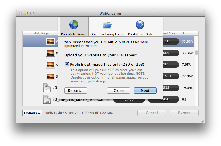 WebCrusher for Mac 2.3.1 full