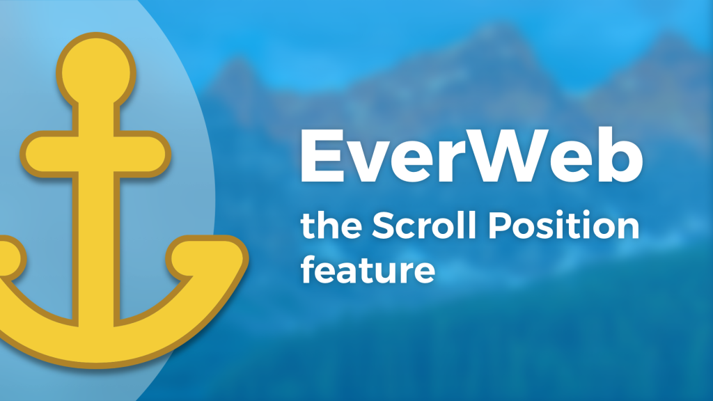 EverWeb Scroll Position Feature