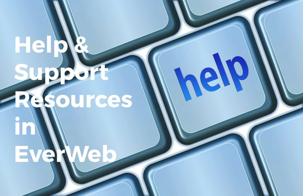 Help and Support Resources in EverWeb