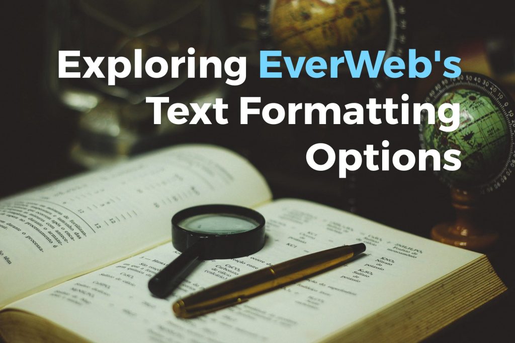 EverWeb's Text Formatting Options
