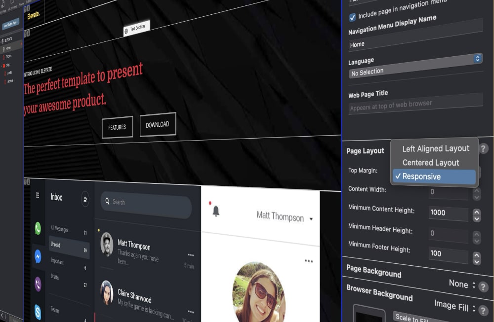 EverWeb's Page Layout types Explained